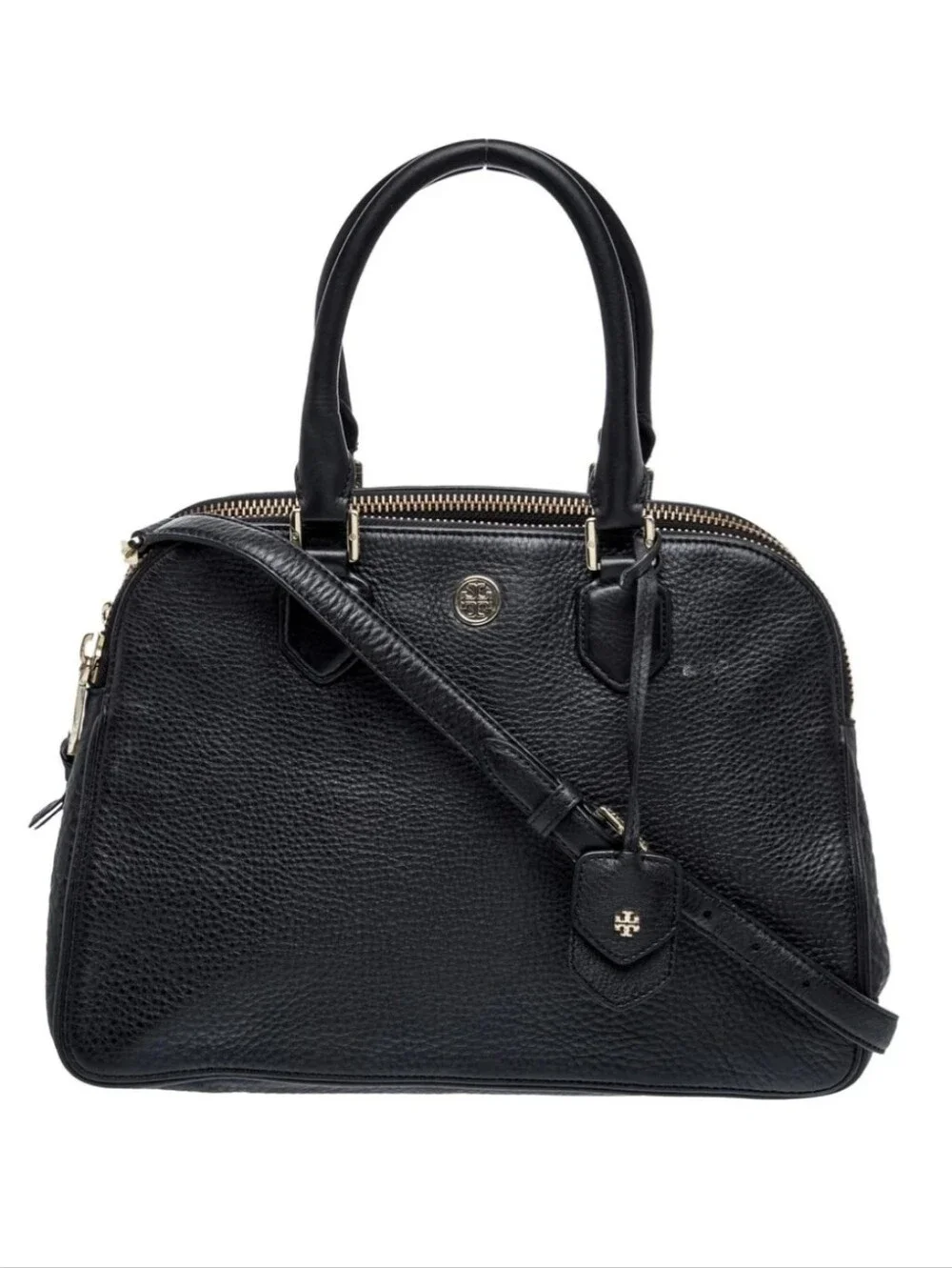 Tory Burch Authentic Leather Top Handle Bag